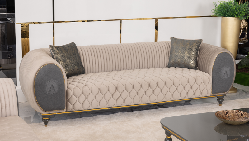 Akron Luxury Sofa Set - Thumbnail