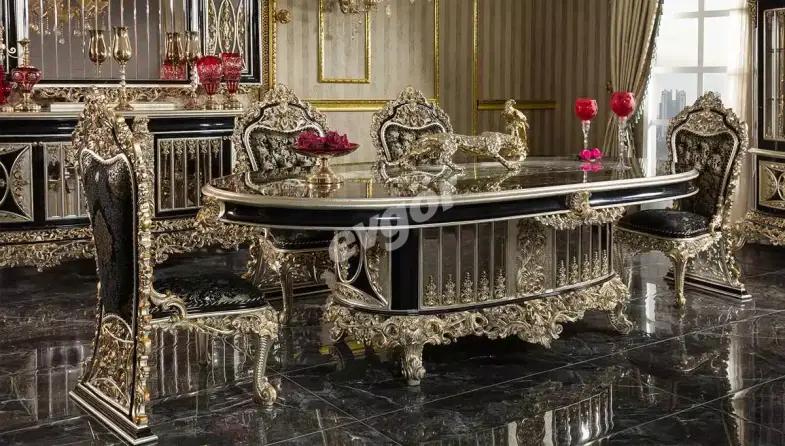 Altay Black Classic Dining Room - 2