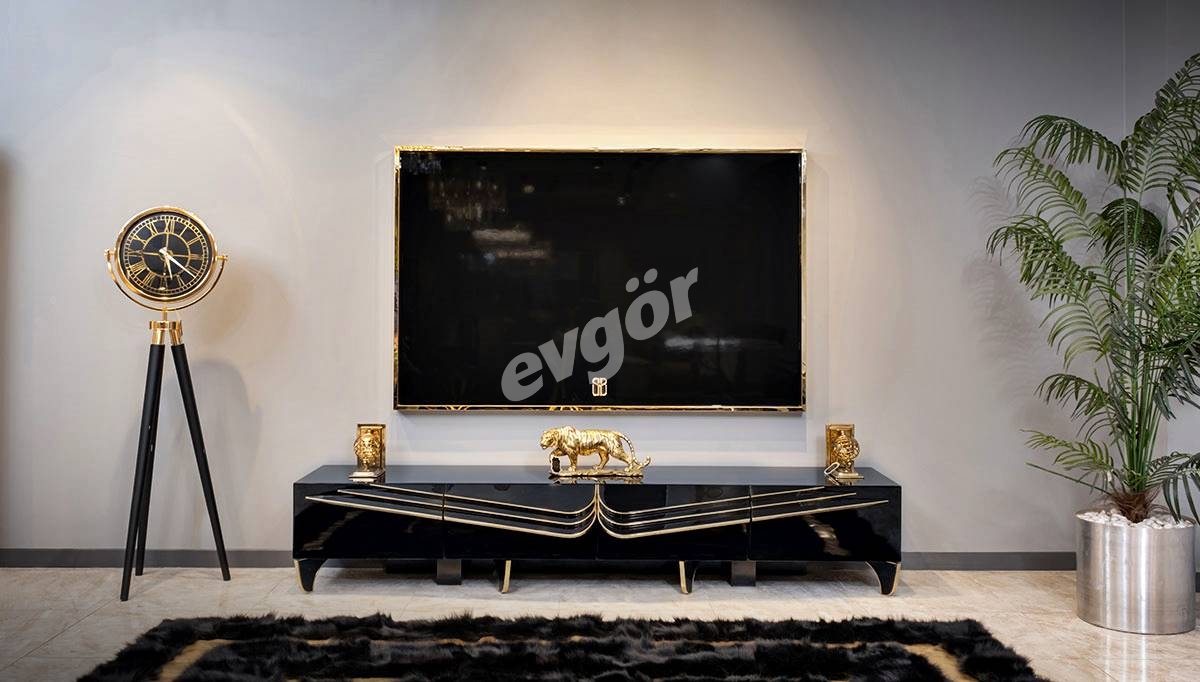 Angelas Luxury Metal TV Unit - 2