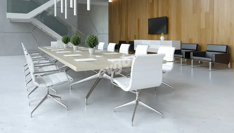 Argent Meeting Room Table - 1