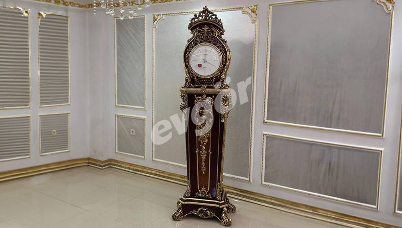 Arianna Walnut Classic Standing Clock - 2