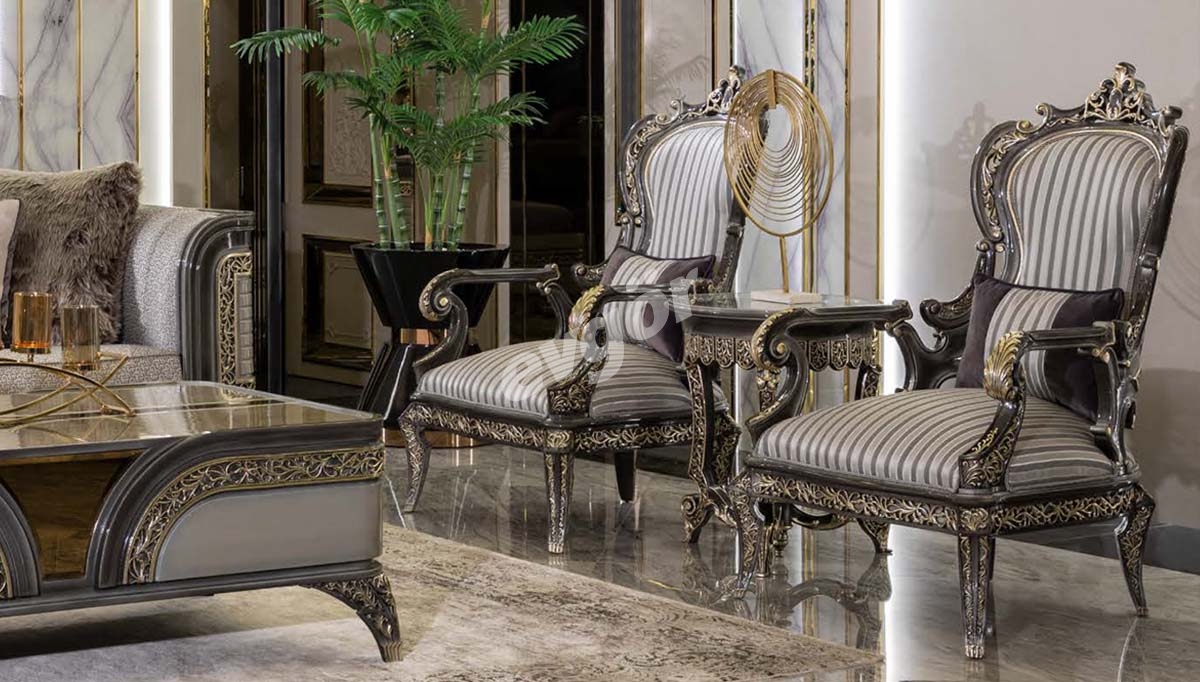 Berguzar Luxury Sofa Set - 3