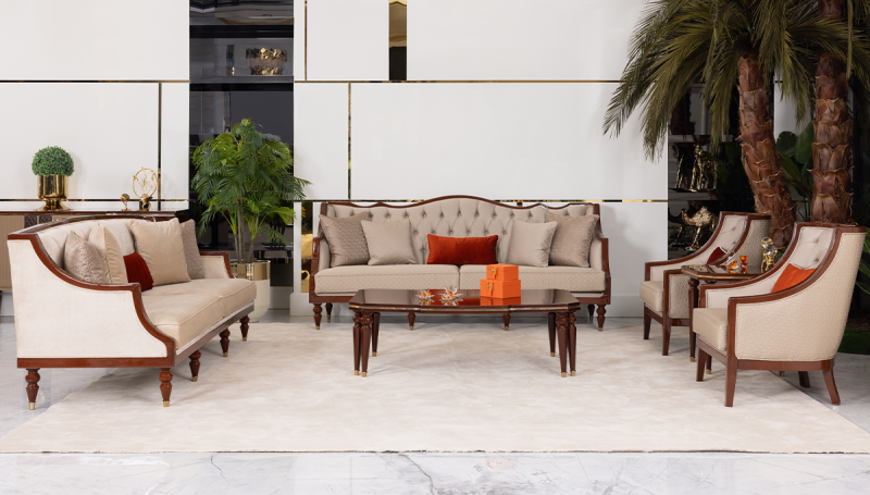 Biyanka Luxury Sofa Set - Thumbnail