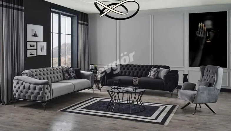 Damla Modern Sofa Set - 1