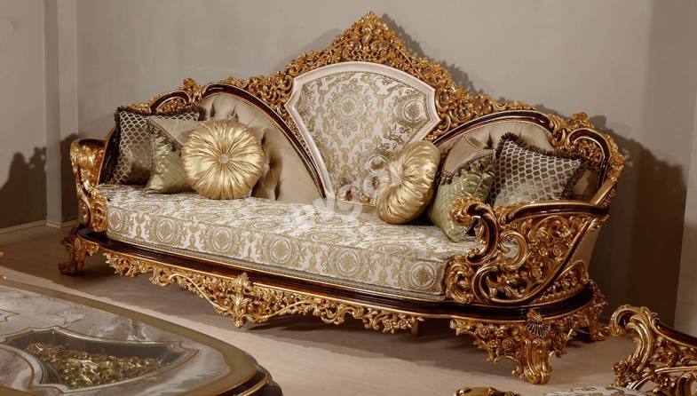  Dilruba Leaf Classic Sofa Set - 3