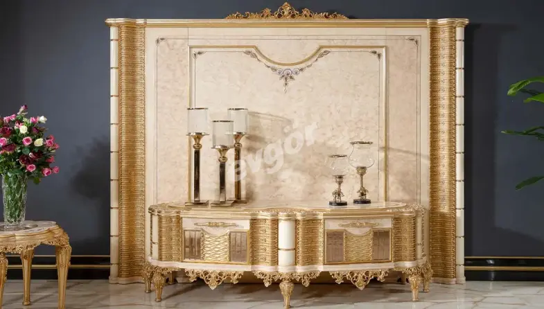 Dolmabahce Cream Sofa Set - 8