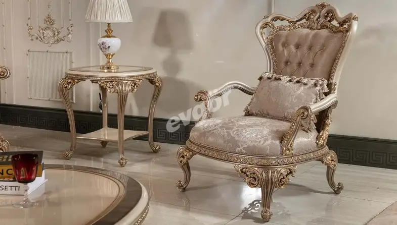 Eftelya Classic Sofa Set - 4