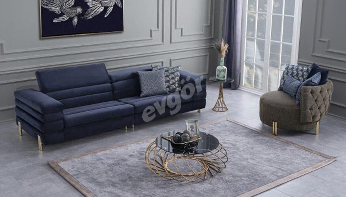 Elegant Metal Sofa Set - 3