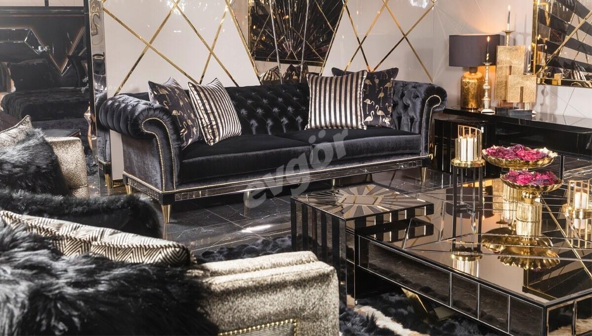 Elita Lake Metal Sofa Set - 3