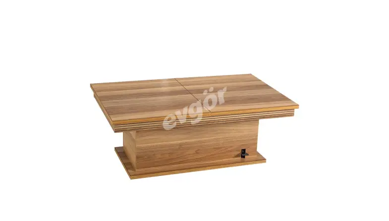 Ellay Walnut Coffee Table - 1