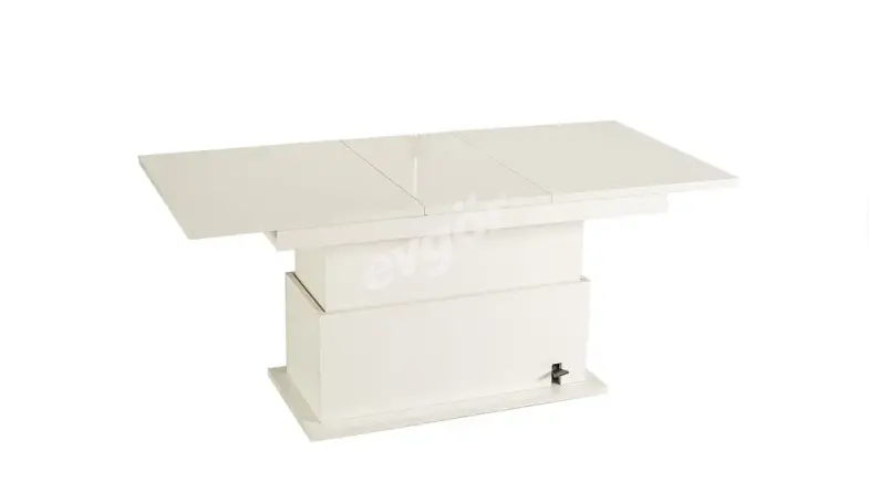 Ellay White Coffee Table - 3