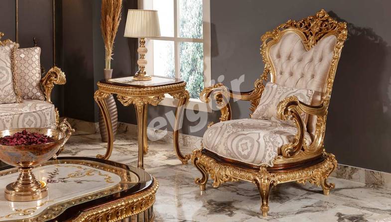 Galata Classic Sofa Set - 6