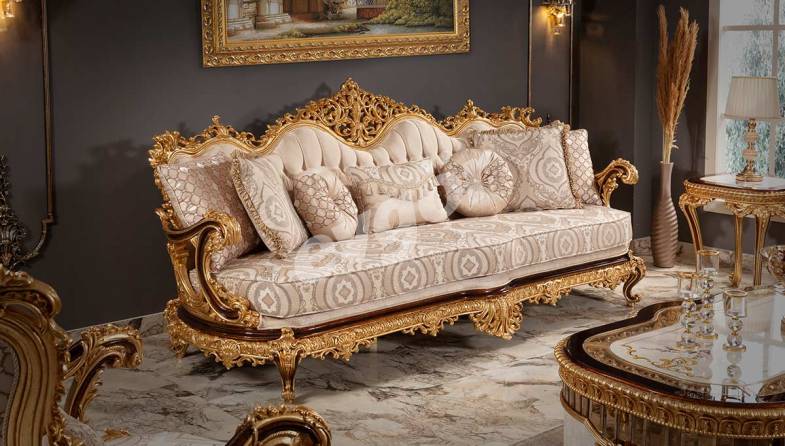 Galata Classic Sofa Set - 3