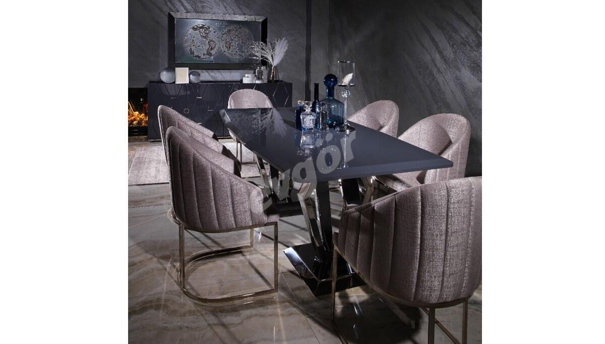 Grassa Metal Dining Room - 5