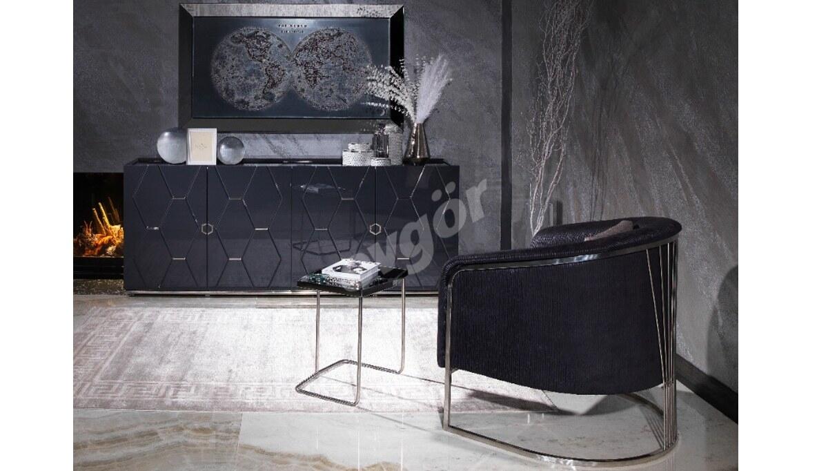 Grassa Metal Sofa Set - 7