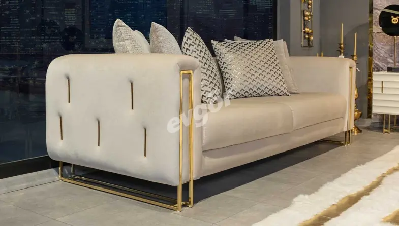 Graves Luxury Sofa Set - 4