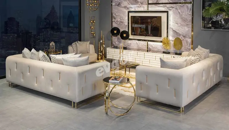 Graves Luxury Sofa Set - 1