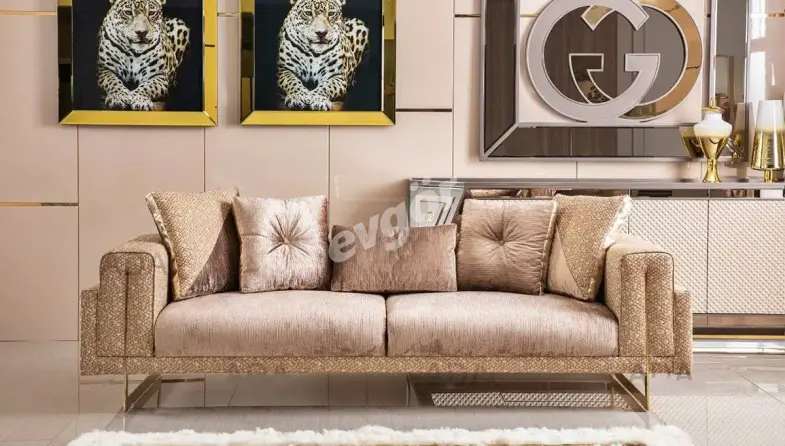 Gudnes Metal Sofa Set - 4