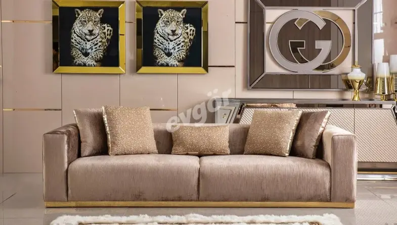 Gudnes Metal Sofa Set - 5