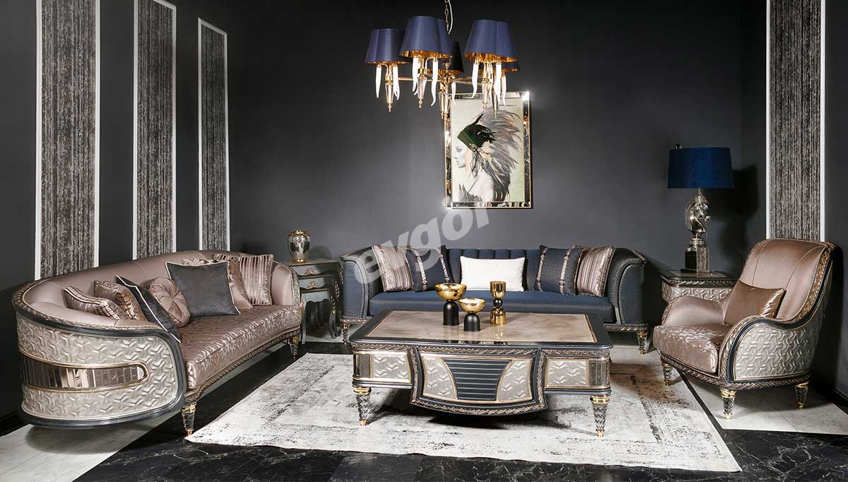 Krista Luxury Sofa Set - 1