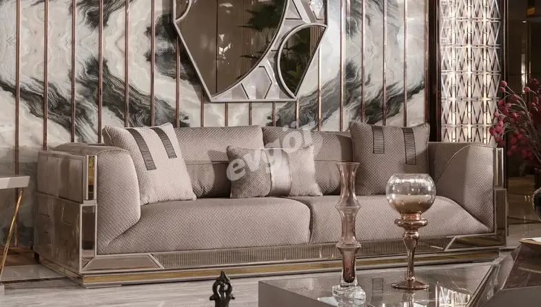 Latina Art Deco Sofa Set - 2