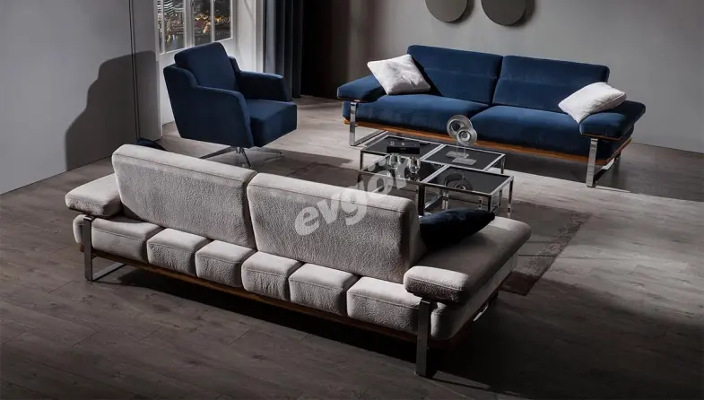 Lavenya Metal Sofa Set - 5