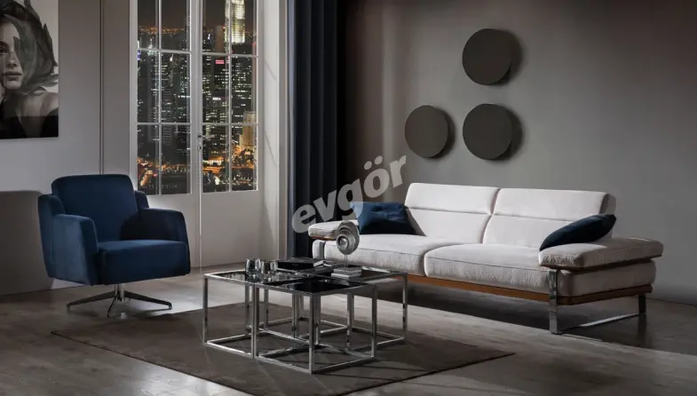 Lavenya Metal Sofa Set - 2