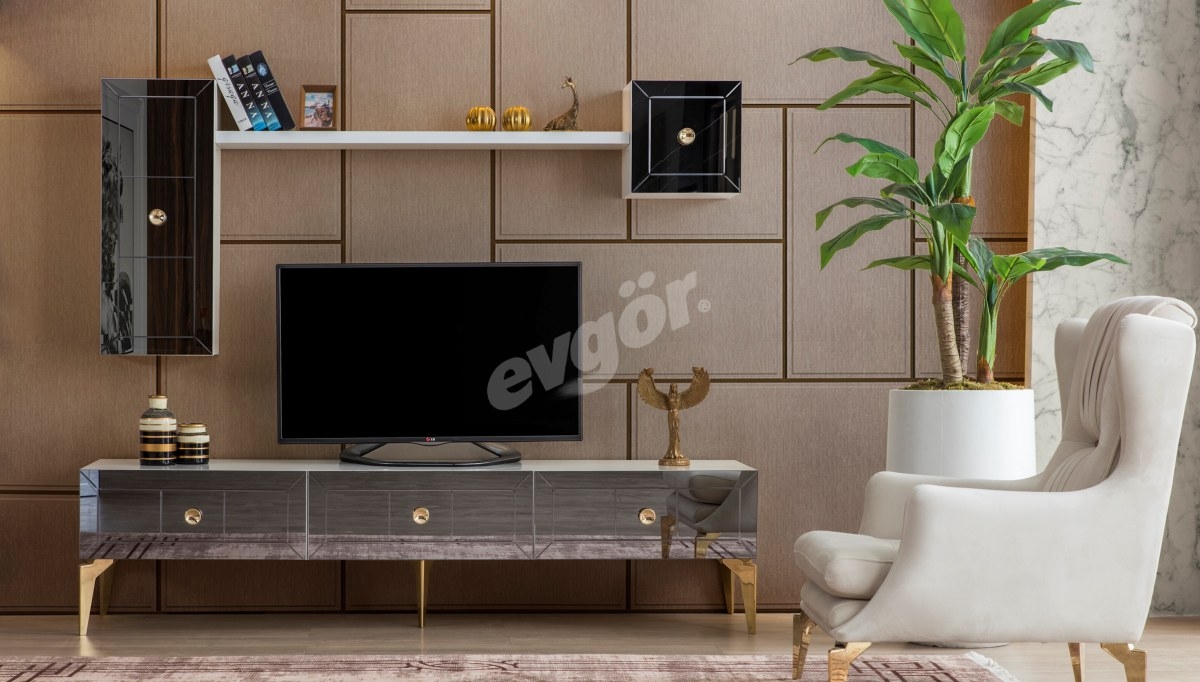 Lekza White TV Unit - 2