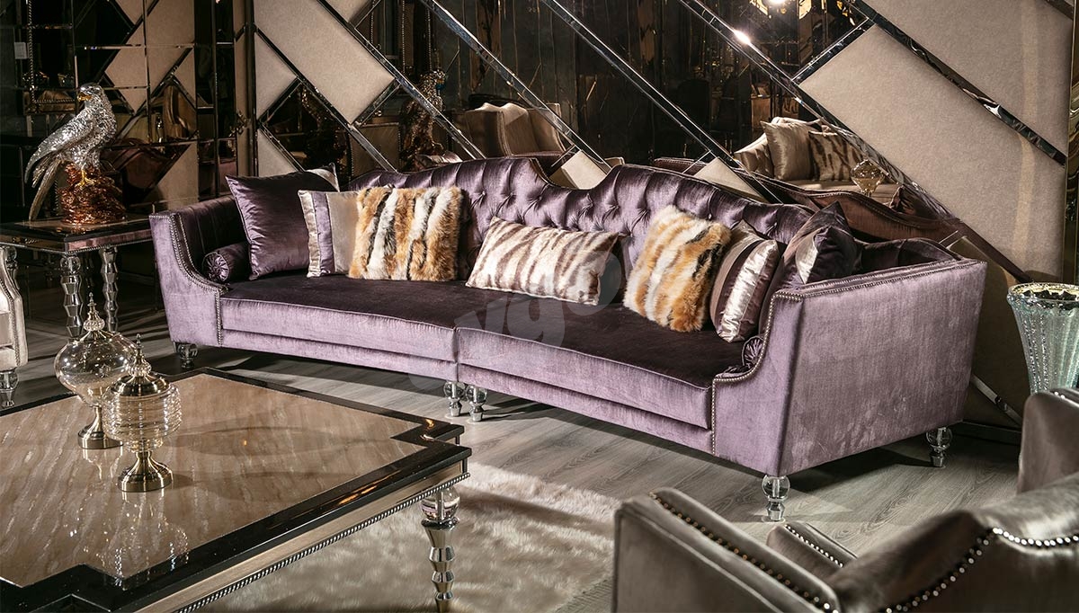 Lerza Luxury Sofa Set - 7