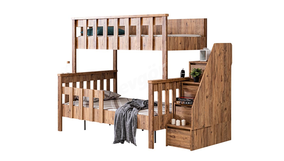 Letona Walnut Bunk - 2