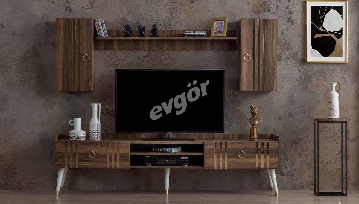 Livada Walnut TV Unit - 1