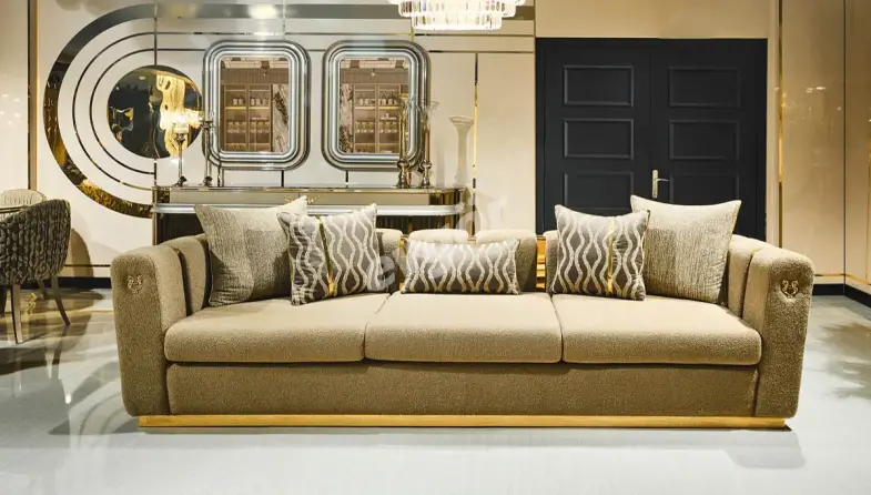 Lora Luxury Sofa Set - 4