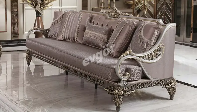 Lovren Art Deco Sofa Set - 3