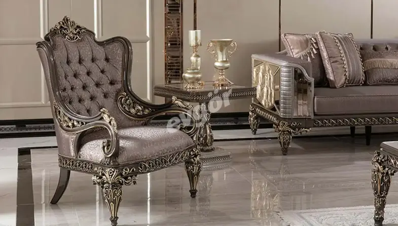 Lovren Art Deco Sofa Set - 6