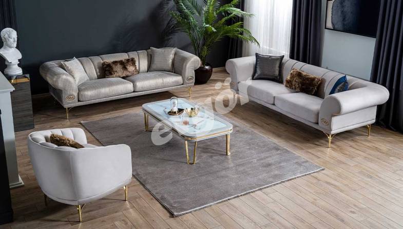 Marinas Modern Sofa Set - 1