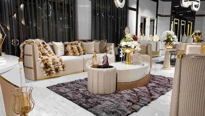 Melina Luxury Sofa Set - 2