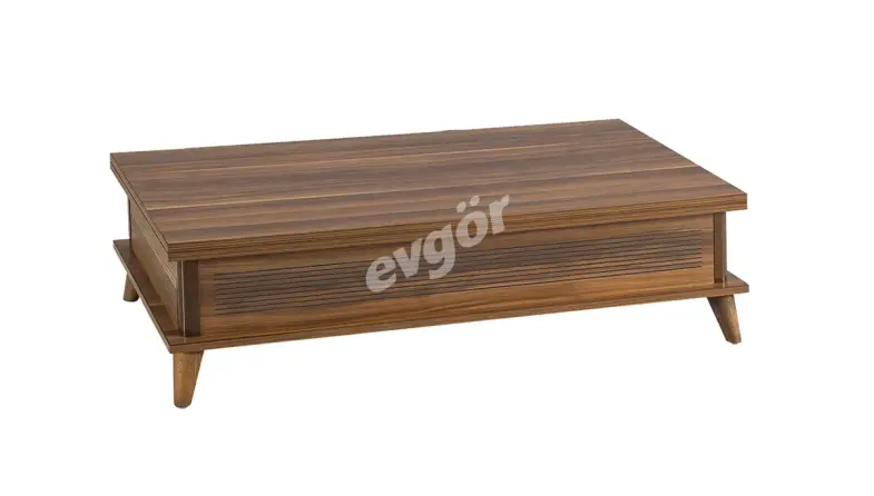 Merase Walnut Coffee Table - 1