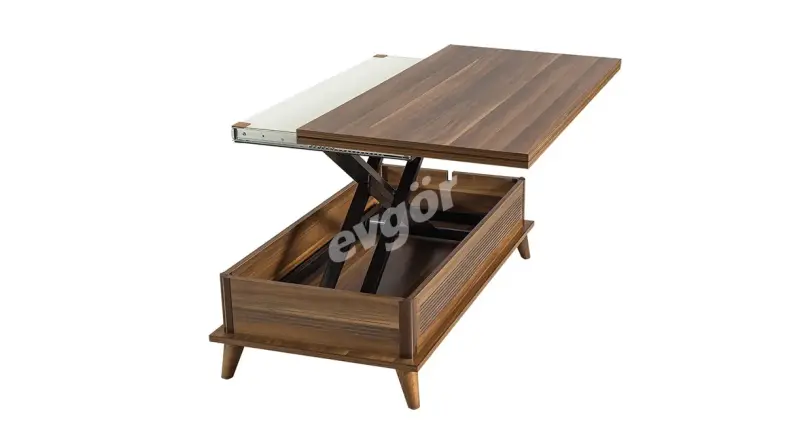 Merase Walnut Coffee Table - 4