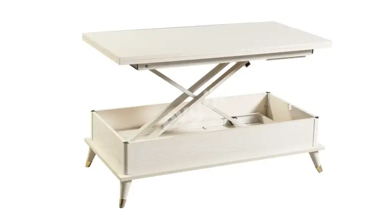 Merase White Coffee Table - 3