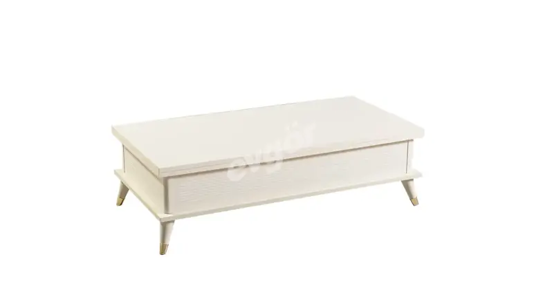 Merase White Coffee Table - 1