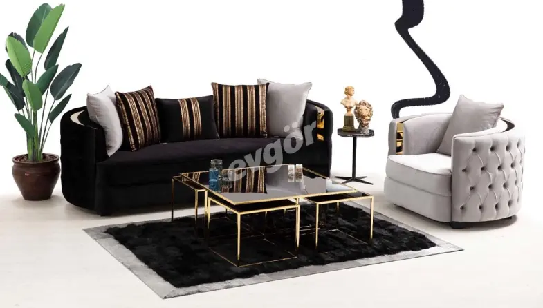 Milena Chester Sofa Set - 2