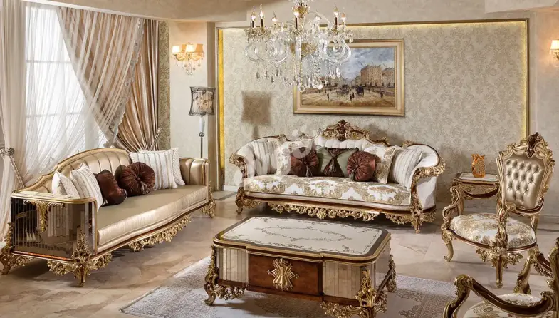 Monaliza Classic Sofa Set | Evgor Furniture