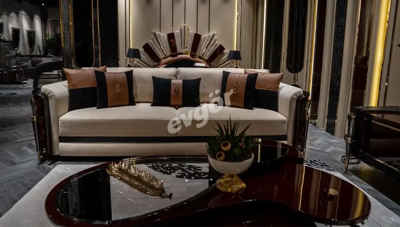 Monica Luxury Sofa Set - 3