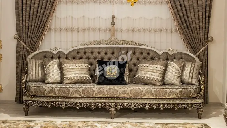 Nades Varakli Sofa Set - 5