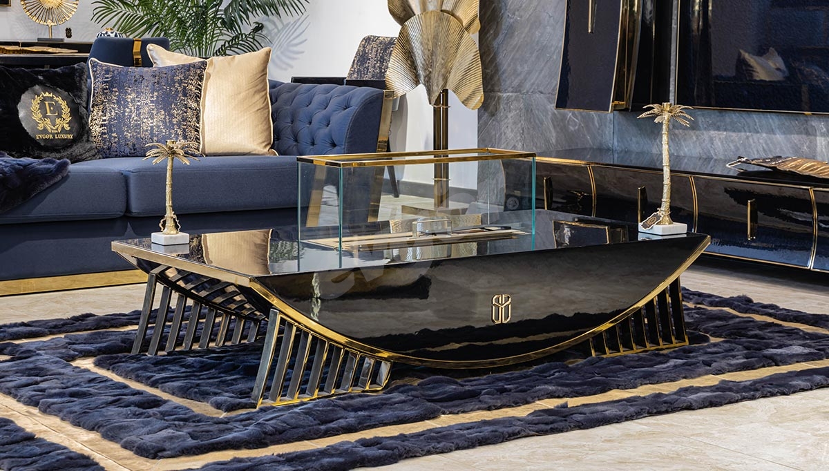 Napoli Luxury Metal Sofa Set - 3