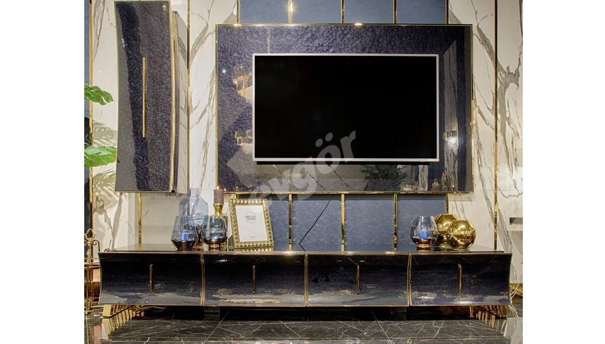 Napoli Luxury Metal TV Unit - 3