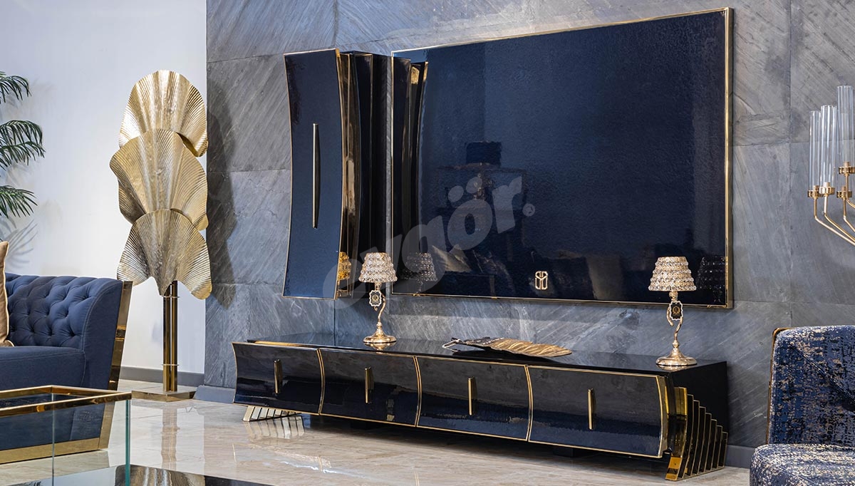 Napoli Luxury Metal TV Unit - 1