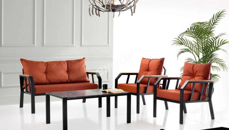 Nergis Tea Sofa Set - 1