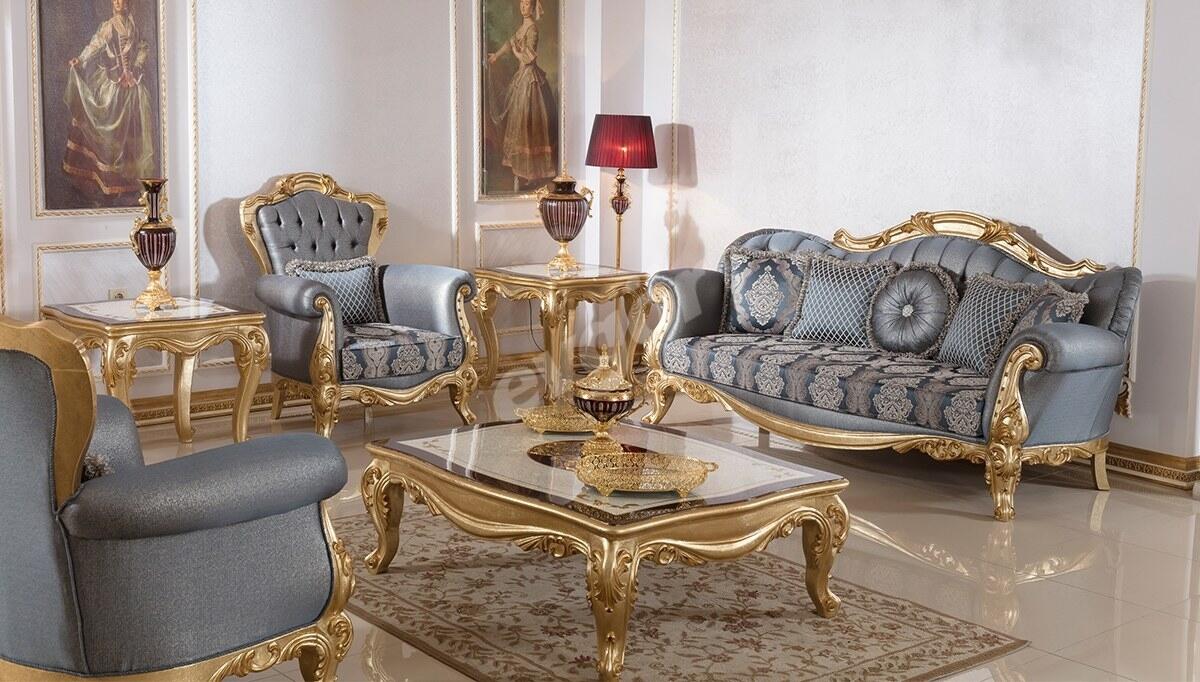 Nevora Classic Sofa Set - 9