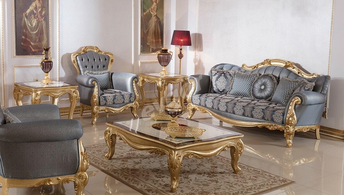 Nevora Classic Sofa Set - 10